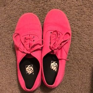 Hot pink vans